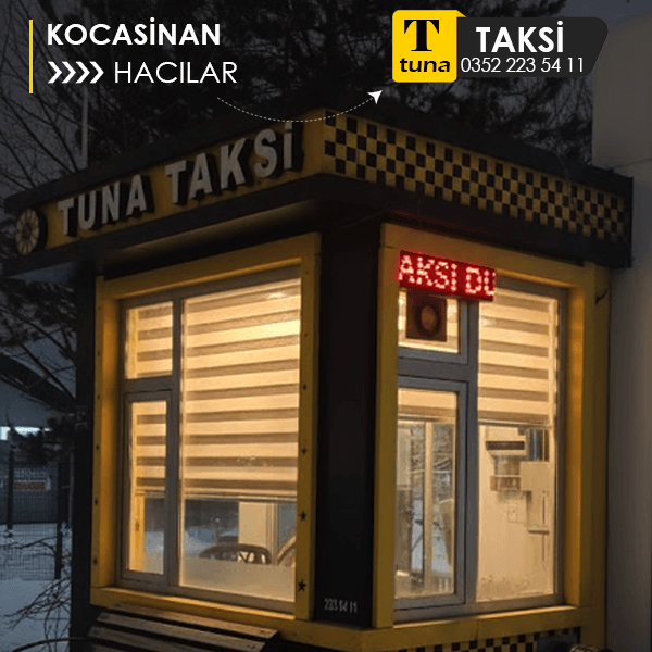 Kocasinan’dan Hacılar’a hızlı taksi ulaşımı.